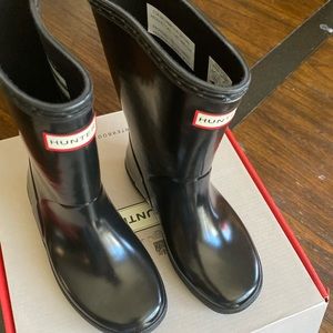 Girls Hunter Rain Boots black